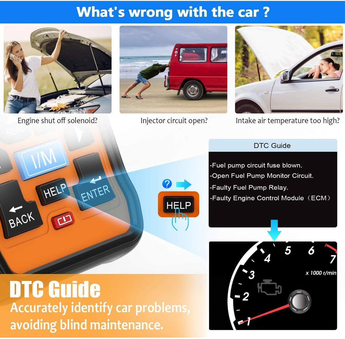 OBD2 Scanner Code Reader X9058