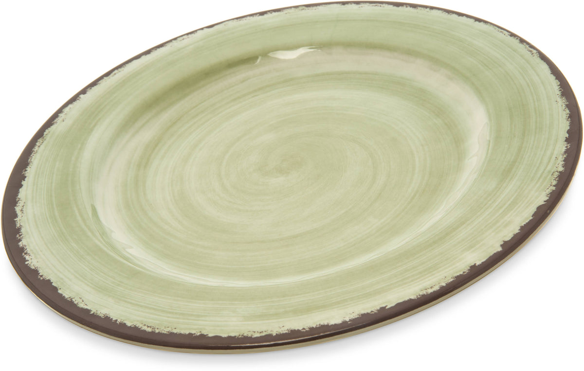 Jade Round Melamine Plate - 12/Case R632