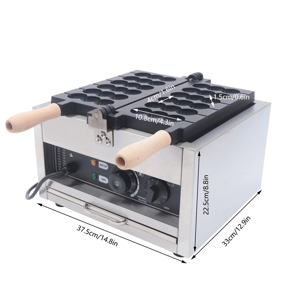 Non Stick Bubble Waffle Maker Machine R6086