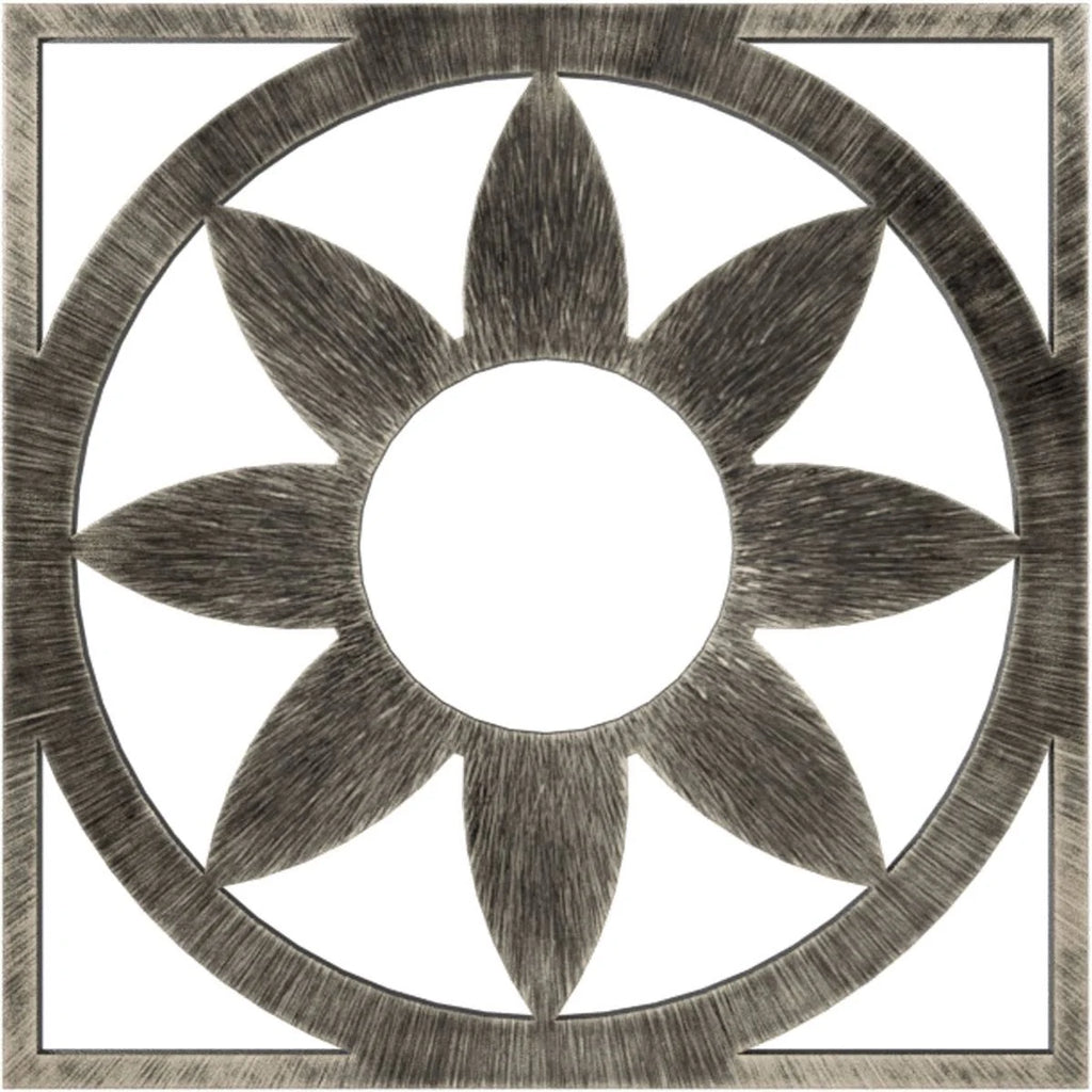 30x22OD x 10 3/8x22ID x 1x22P PVC Pierced Ceiling Medallion O16293