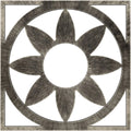 30x22OD x 10 3/8x22ID x 1x22P PVC Pierced Ceiling Medallion O16293
