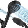 Black Handheld Showerhead with 59-Inch Hose, Pack of 2 L6382