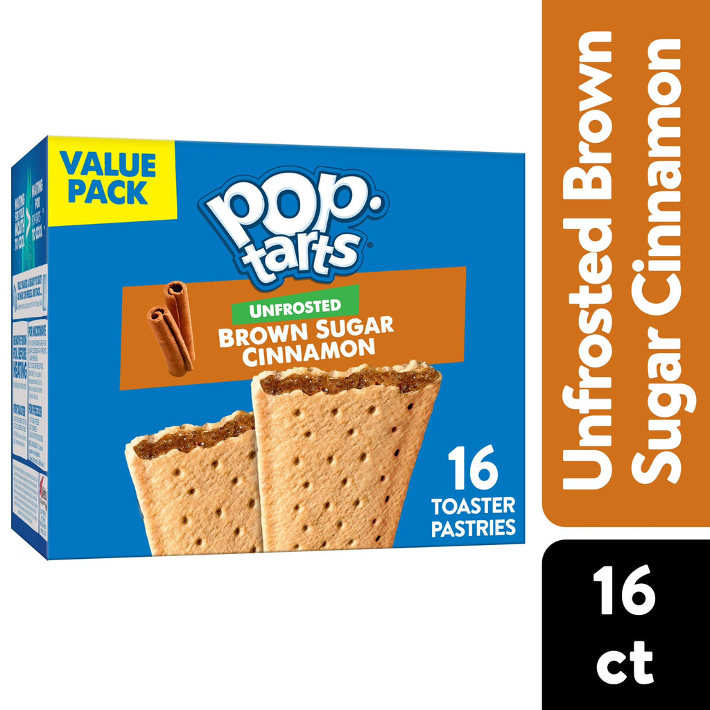 Unfrosted Brown Sugar Toaster Pastries, 27 oz, 16 Count K644