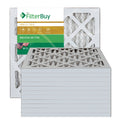 10x16x1 Gold MERV 11 Pleated AC Furnace Air Filter, Pack of 12 U958