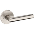 Satin Nickel Privacy Lever Set I21556