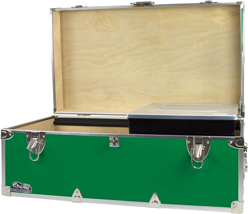 Mint Footlocker Storage Chest with Organizer Tray F223218