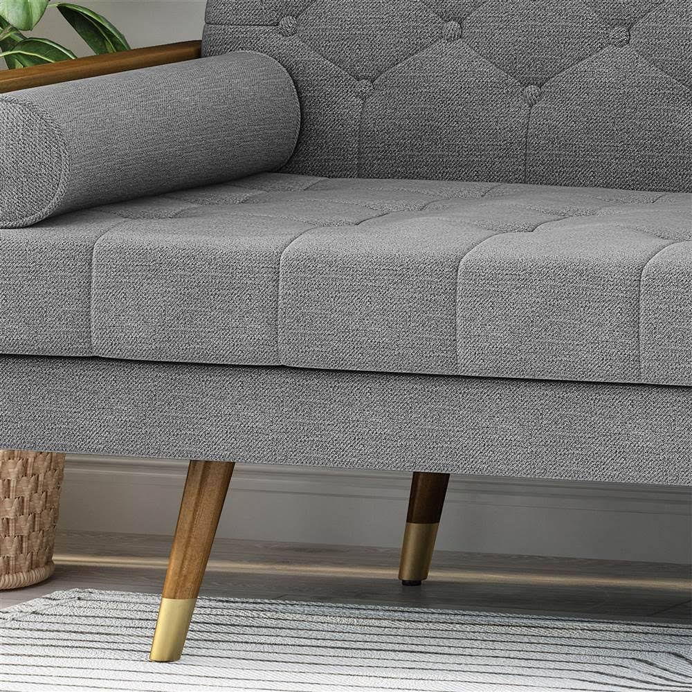 Gray Mid Century Sofa Y803839