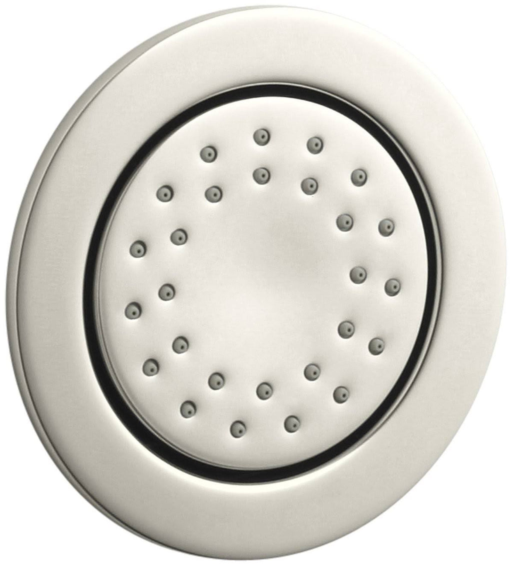 Vibrant Polished Nickel Round Body Spray L1612