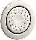 Vibrant Polished Nickel Round Body Spray L1612