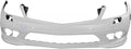 Primed Front Bumper Cover with Headlight Washer and Parktronic Holes P689389