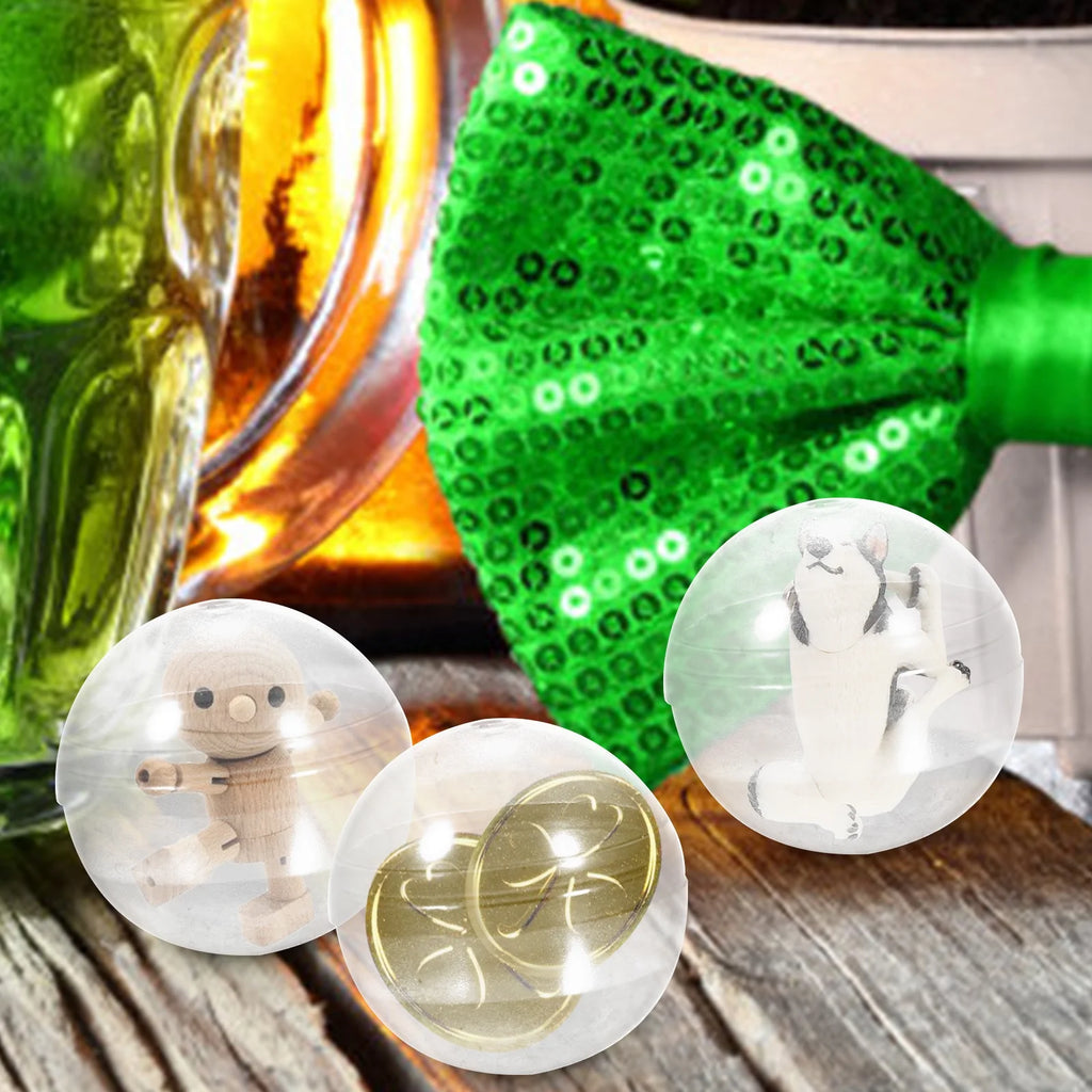100 pcs Plastic Transparent Fillable Balls R3439