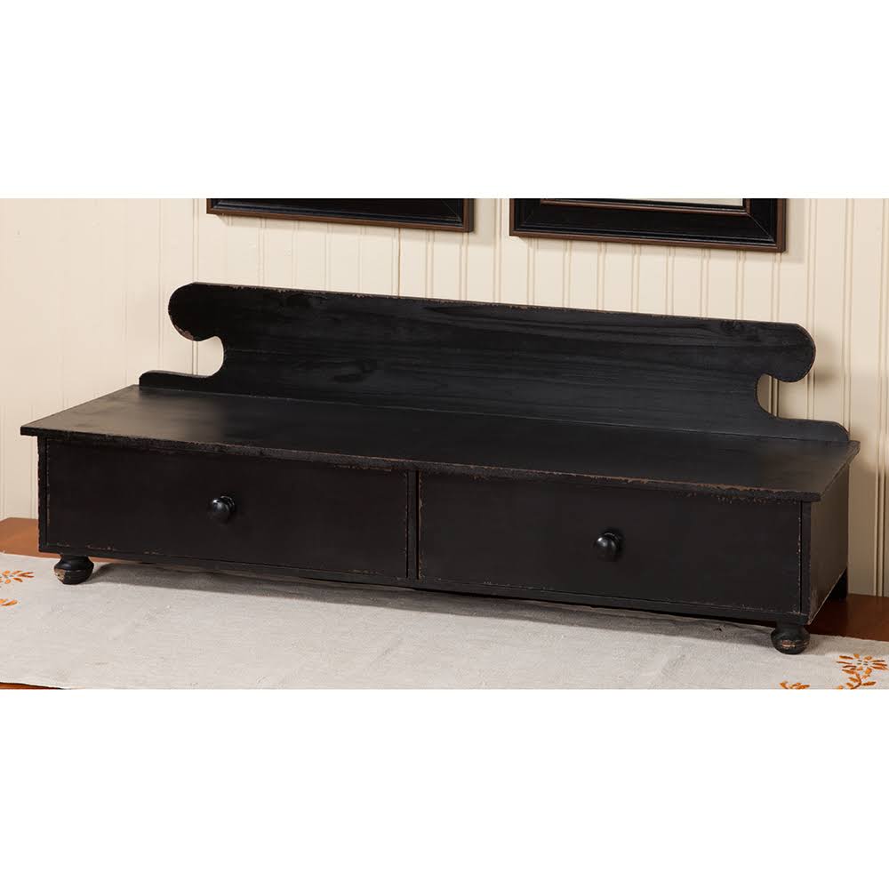 Aged Black Counter Shelf K153