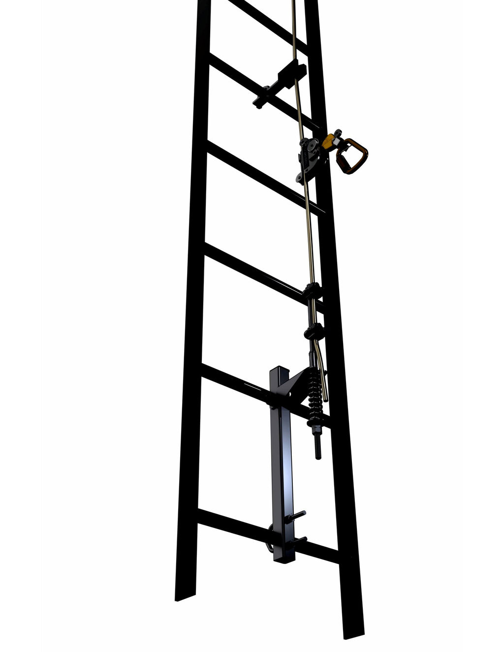 Galvanized Steel Vertical Safety System, 90 ft Q9740
