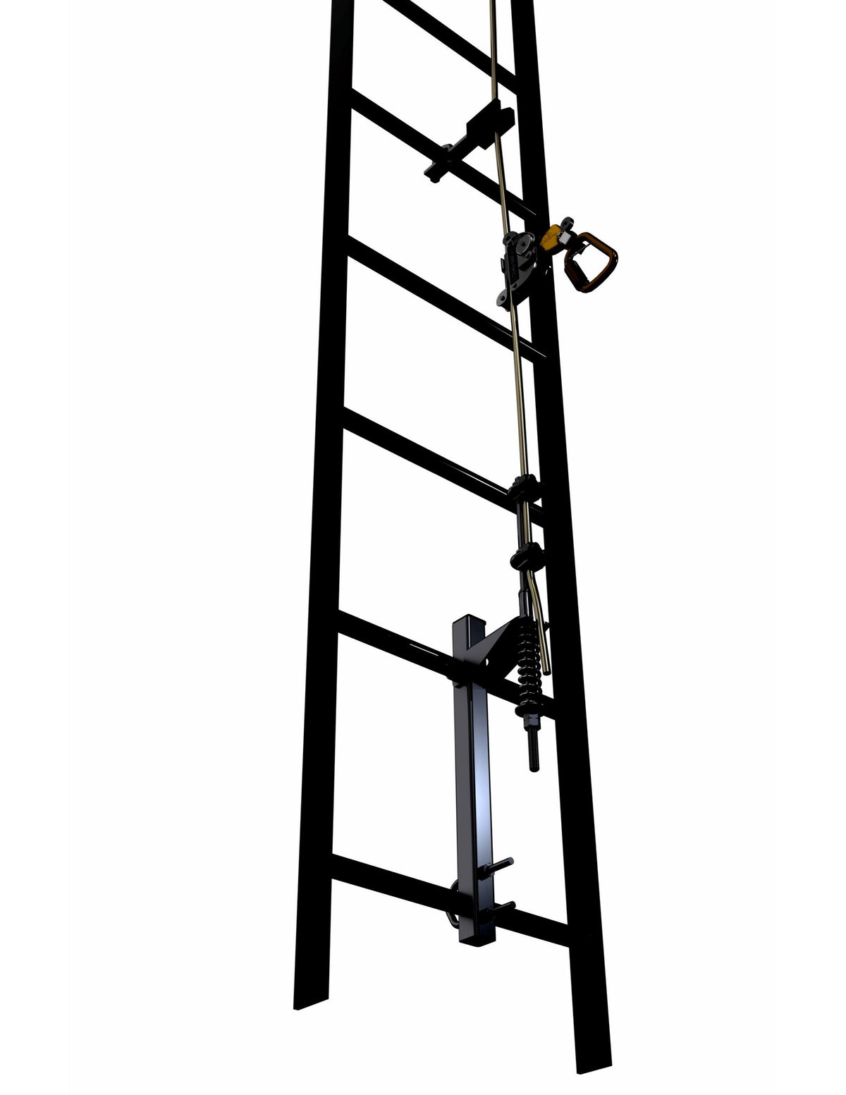 Galvanized Steel Vertical Safety System, 90 ft Q9740