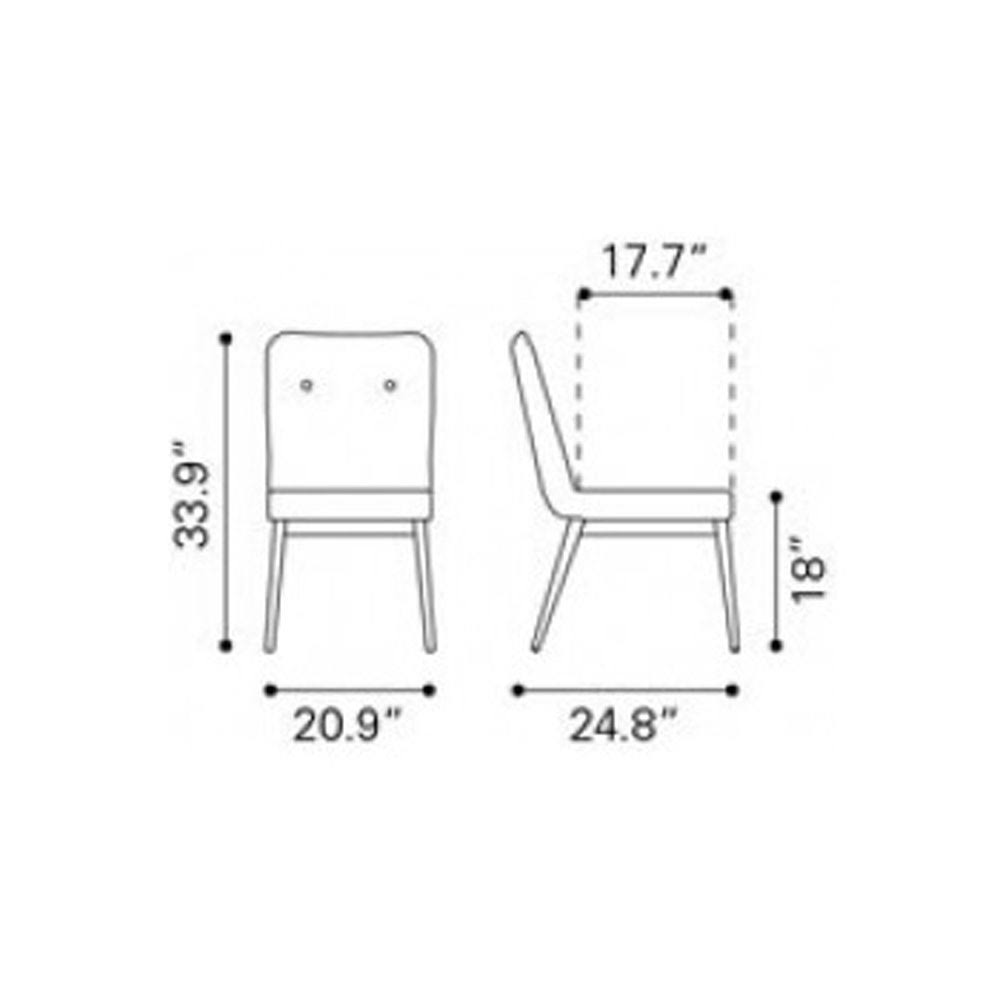 Khaki Dining Chair D7516