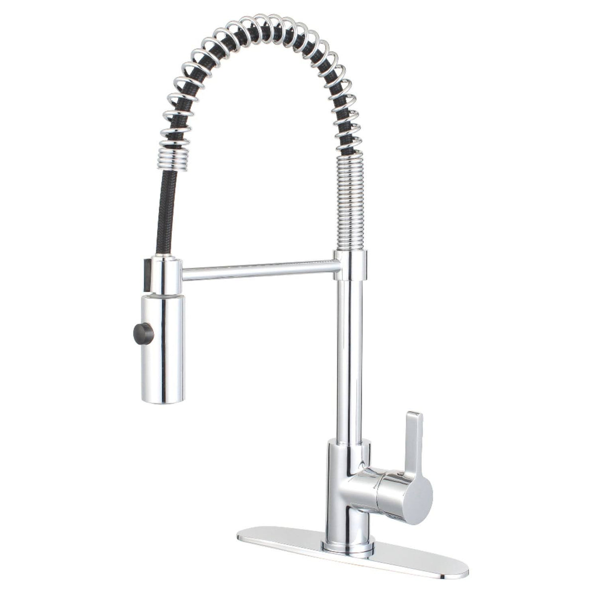 Matte Black Single-Handle Pre-Rinse Kitchen Faucet U691570