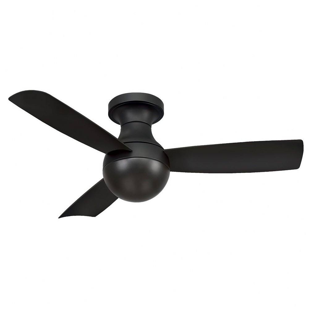 44 inch Matte White Flush Mount Ceiling Fan Q382