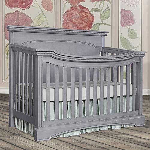 Gray 5-in-1 Convertible Crib M55848
