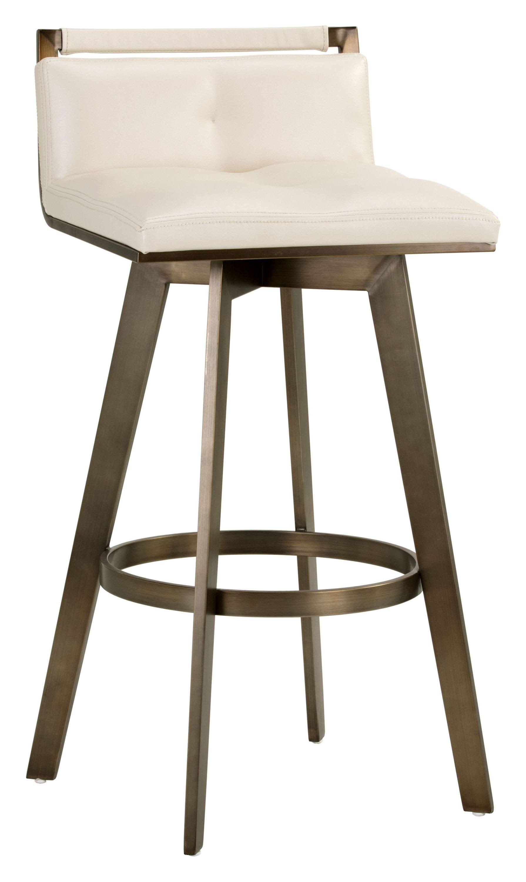 Cream Swivel Bar Stool L332551
