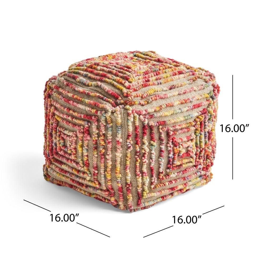 Boho Large Ottoman Pouf S3329