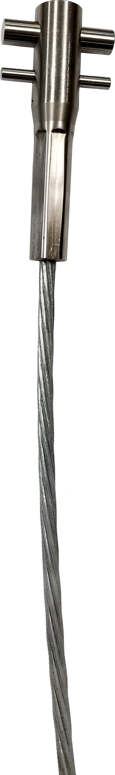 Galvanized Steel Vertical Safety System, 90 ft Q9740