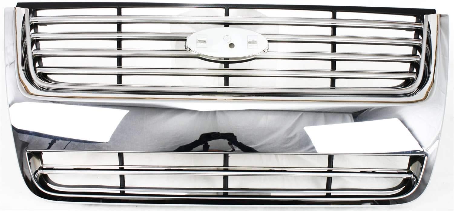 Chrome Shell Grille Assembly for Ford Explorer 2006-2010 Y39354