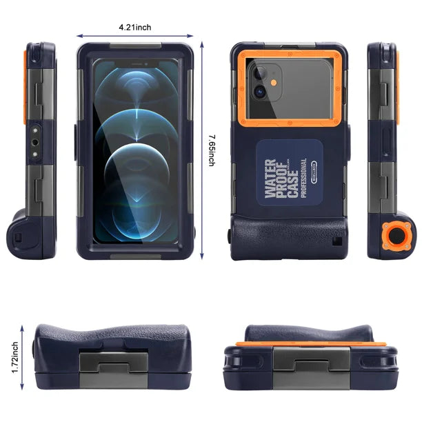 Waterproof UnderWater Case for Samsung Galaxy Note20 Ultra 5G and all Phones Up to 6.9 Inch with Lanyard X21734