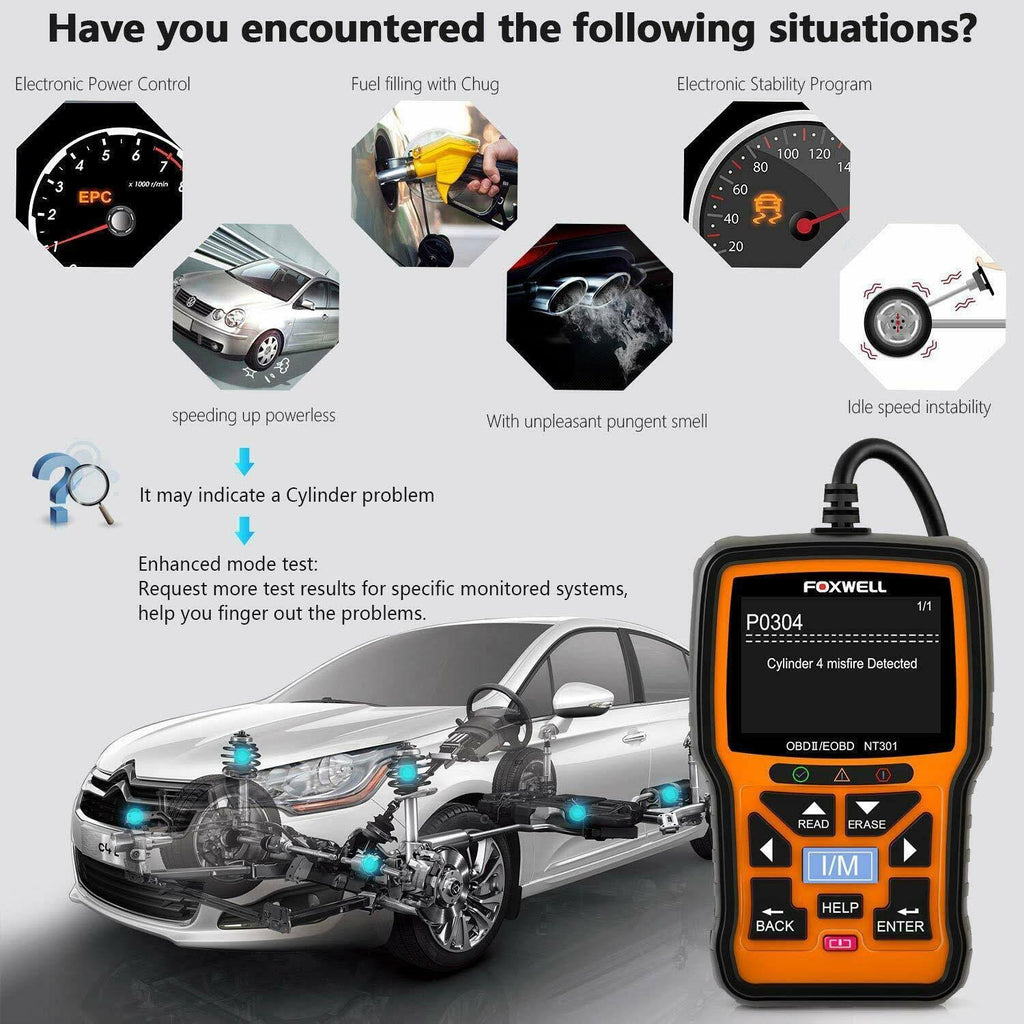 OBD2 Scanner Code Reader X9058