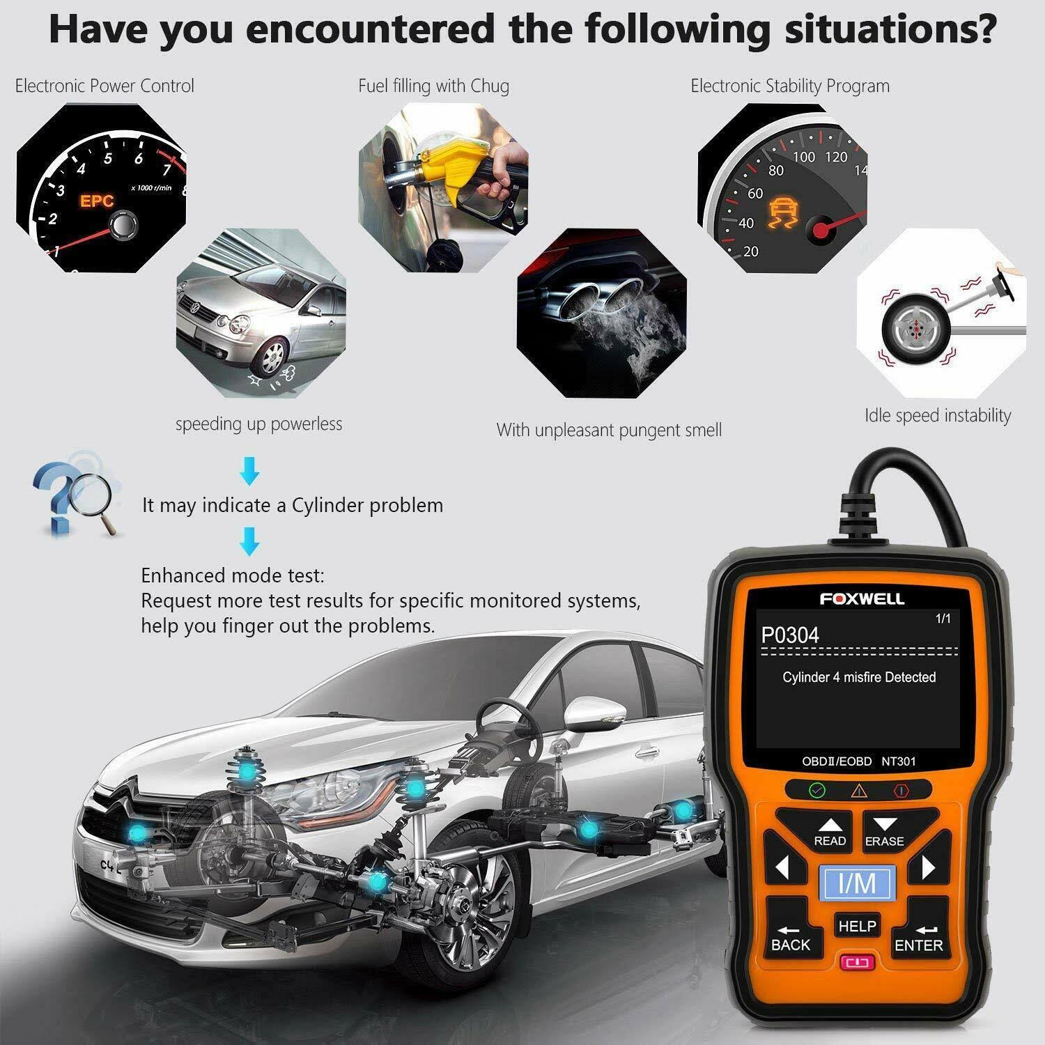 OBD2 Scanner Code Reader X9058