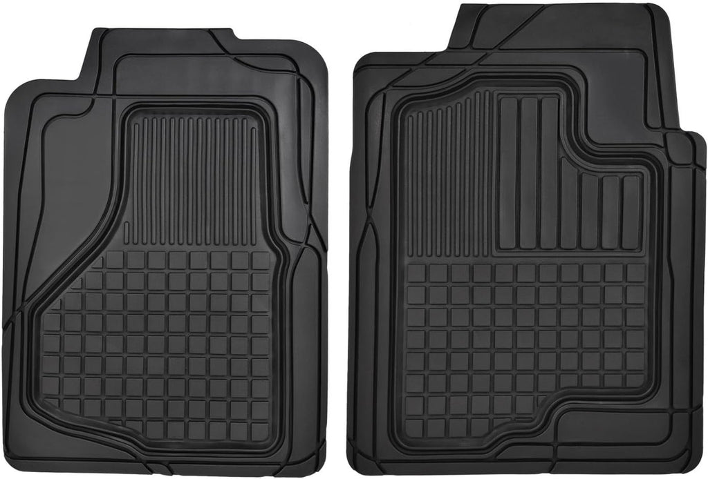Heavy Duty Rubber Floor Mats (2 Front, 1 Liner & Cargo Mat) X740592