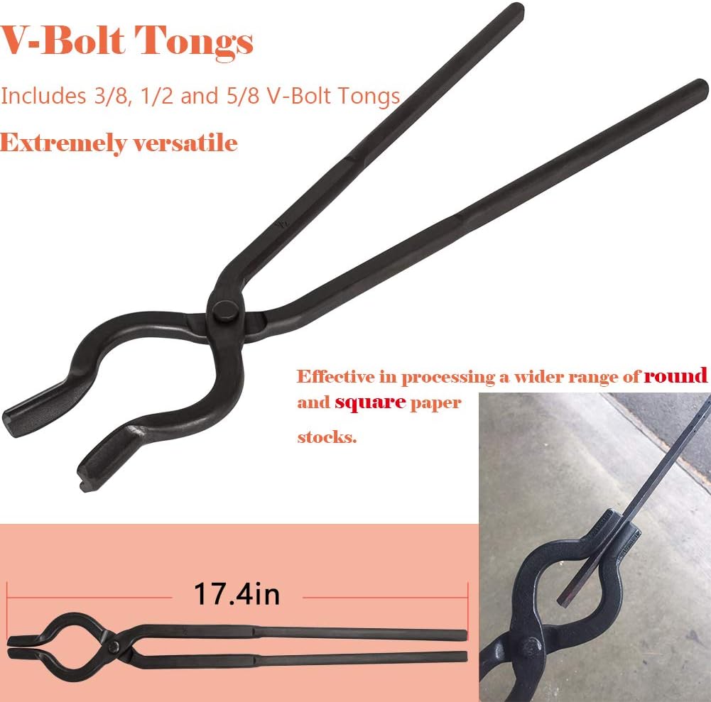 Blacksmith Forge Tong Tools Set 6 Piece W318