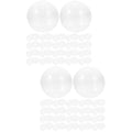 100 pcs Plastic Transparent Fillable Balls R3439