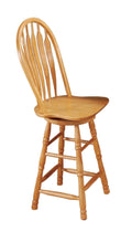 30x22 Swivel Bar Stool Light Oak I253