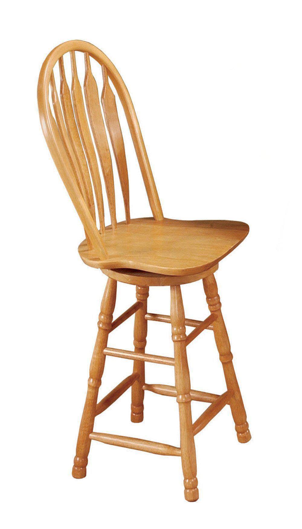 30x22 Swivel Bar Stool Light Oak I253
