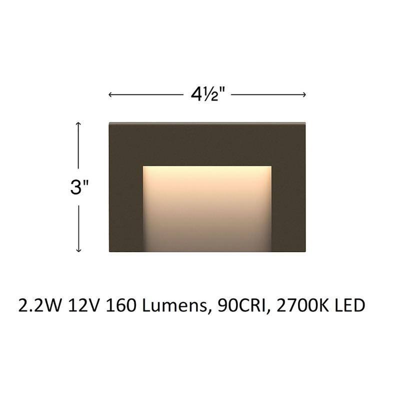 Bronze LED Landscape Taper H390
