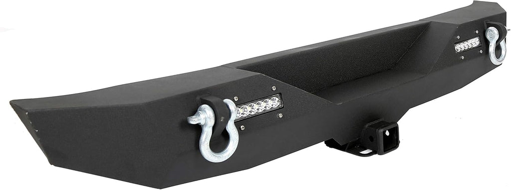 Steel Rear Bumper with D-Ring with LED Lights W738828