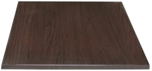 Square Table Top Dark Brown 600mm Wood X584763