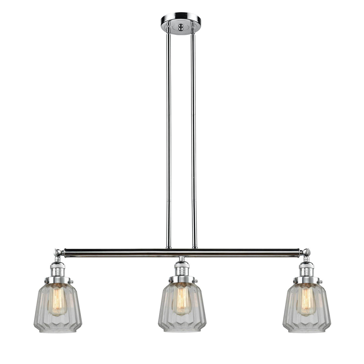 Satin Gold 3 Light Island Light B860852