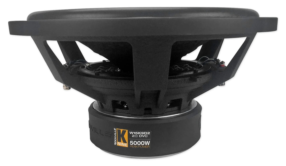 15" Dual 2-Ohm Car Subwoofers V43120