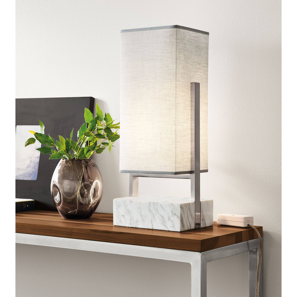 Smoke Tempered Glass Console Table with Graphite Base Z88613