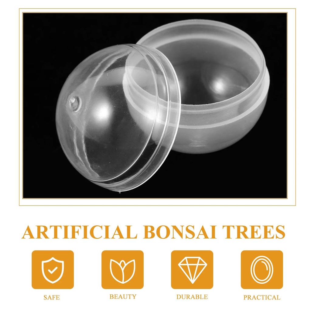 100 pcs Plastic Transparent Fillable Balls R3439