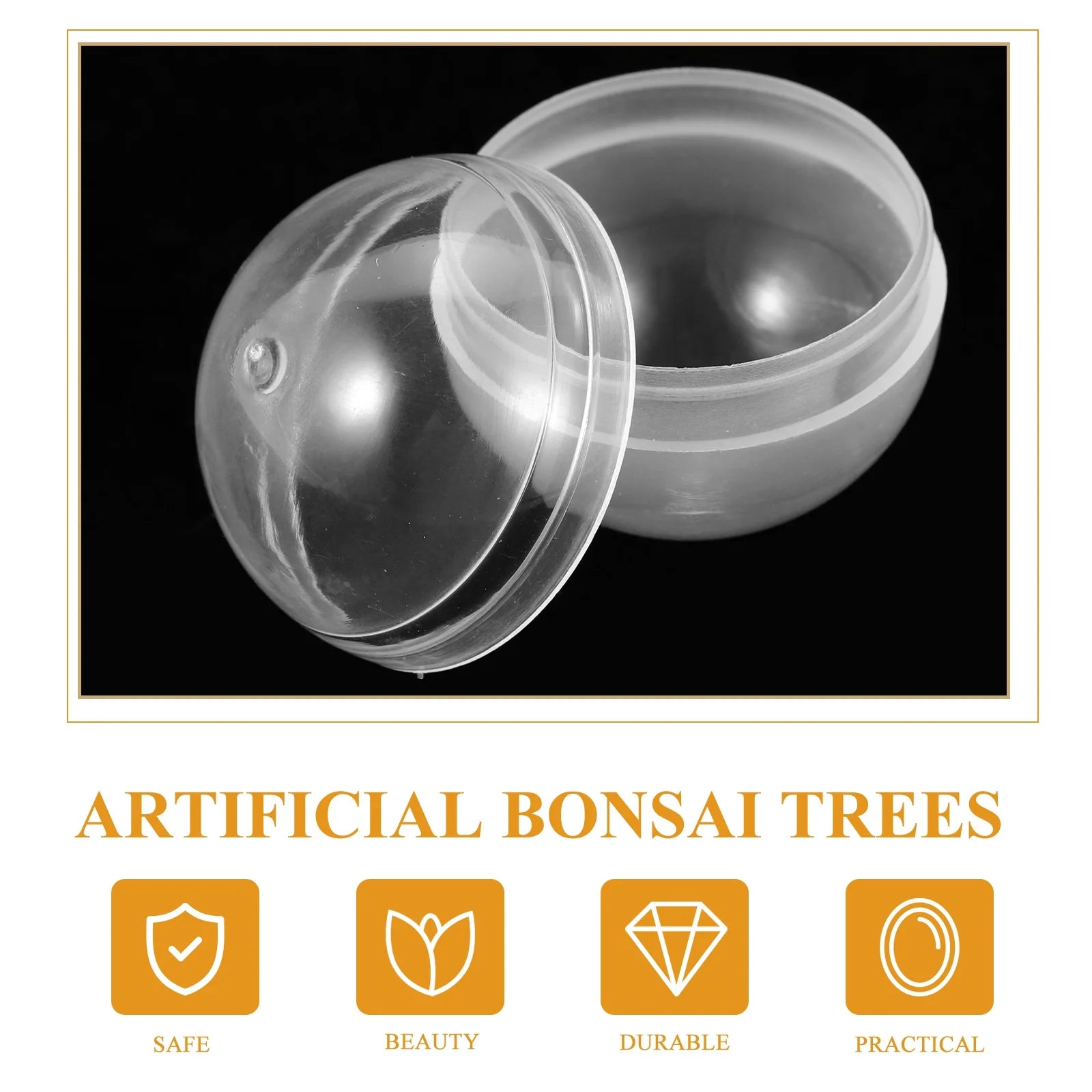 100 pcs Plastic Transparent Fillable Balls R3439