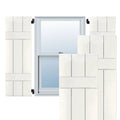 12x22W x 33x22H Real Wood Pine Board-n-Batten Shutters J49817