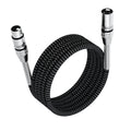 XLR Cable 100ft/30M, Nylon Braided XLR Male to Female, Pack of 2 Y690