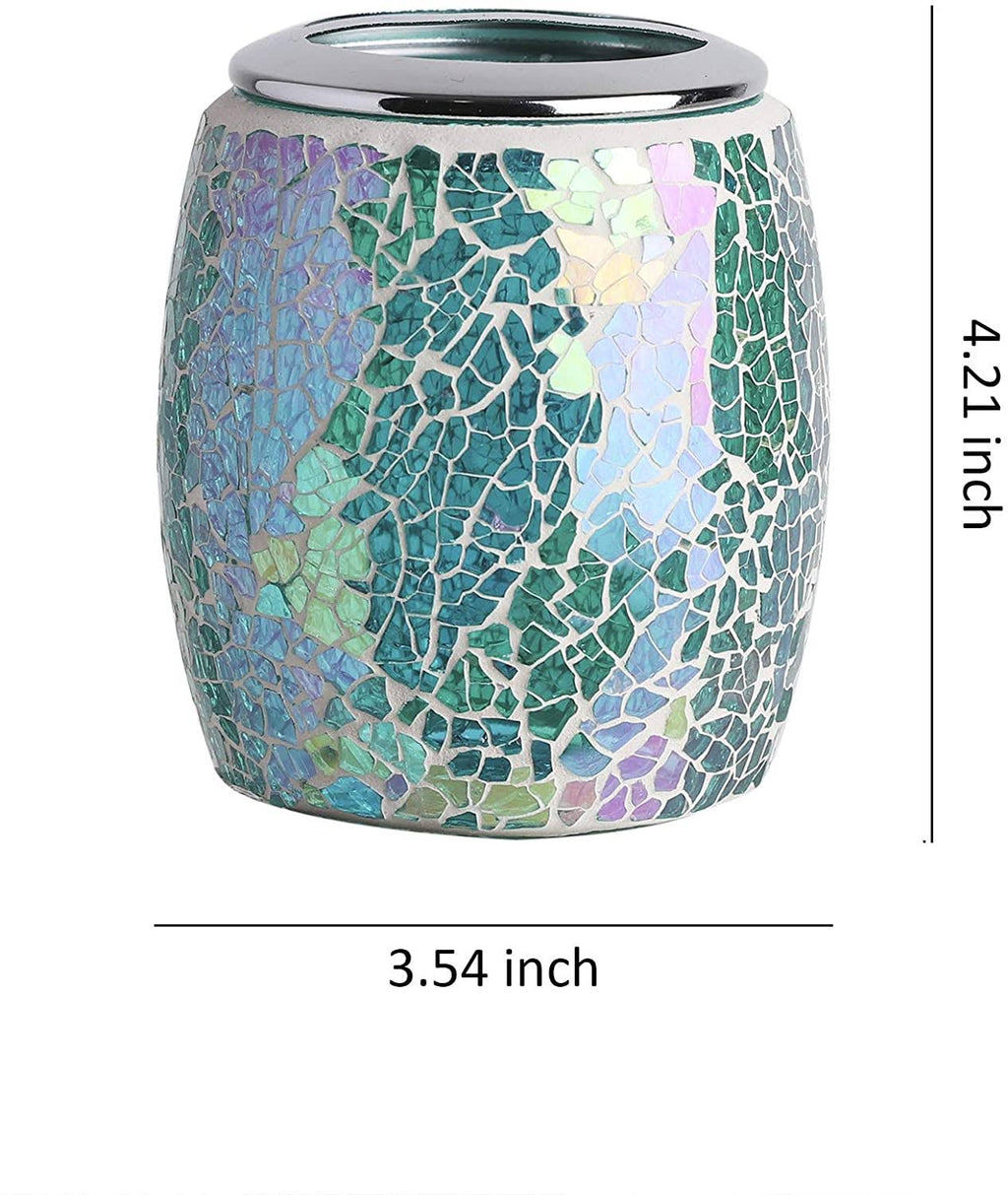 4-Pieces Bathroom Accessory Set Mosaic Glass Lotion Tray A9202
