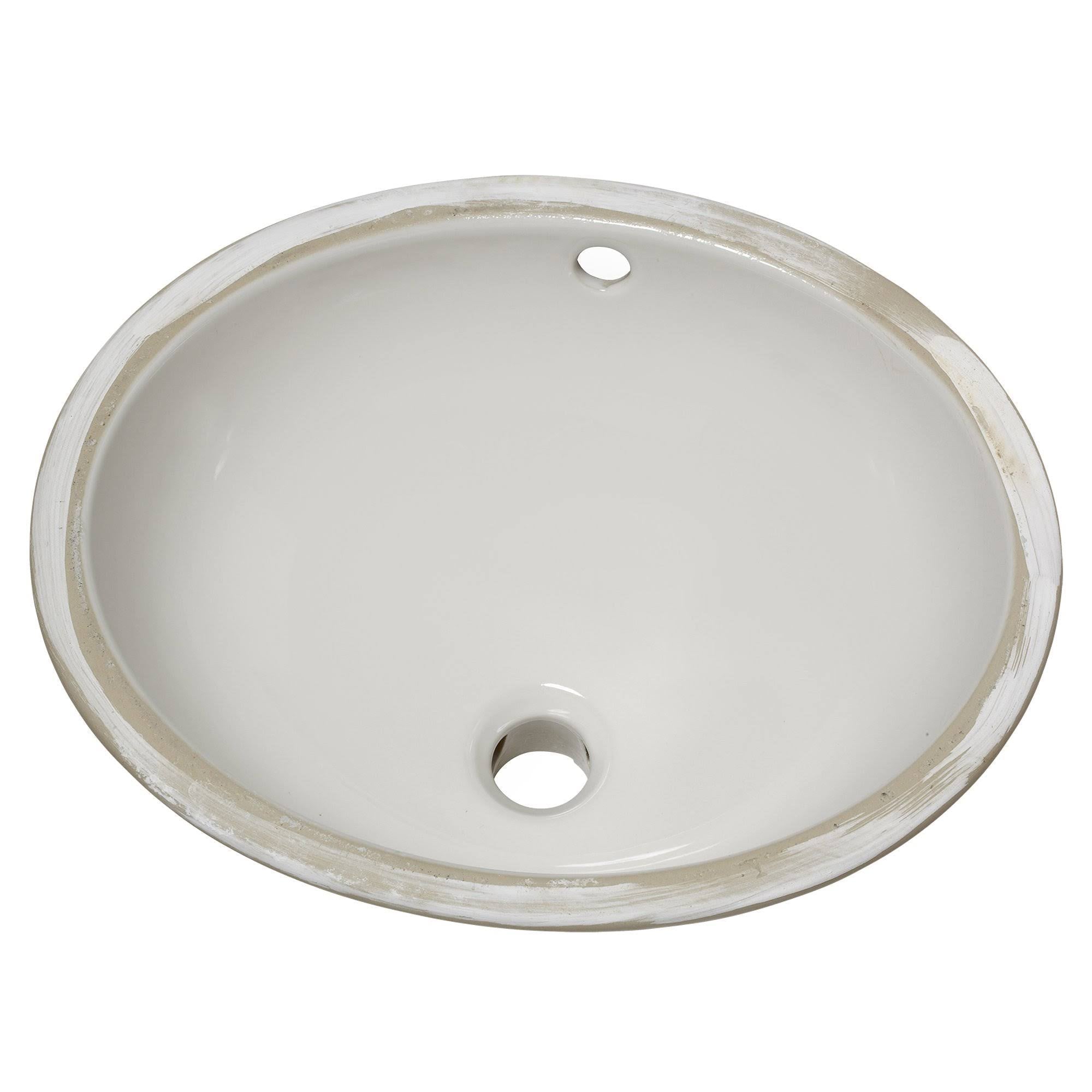 White Undermount Bathroom Sink B61969