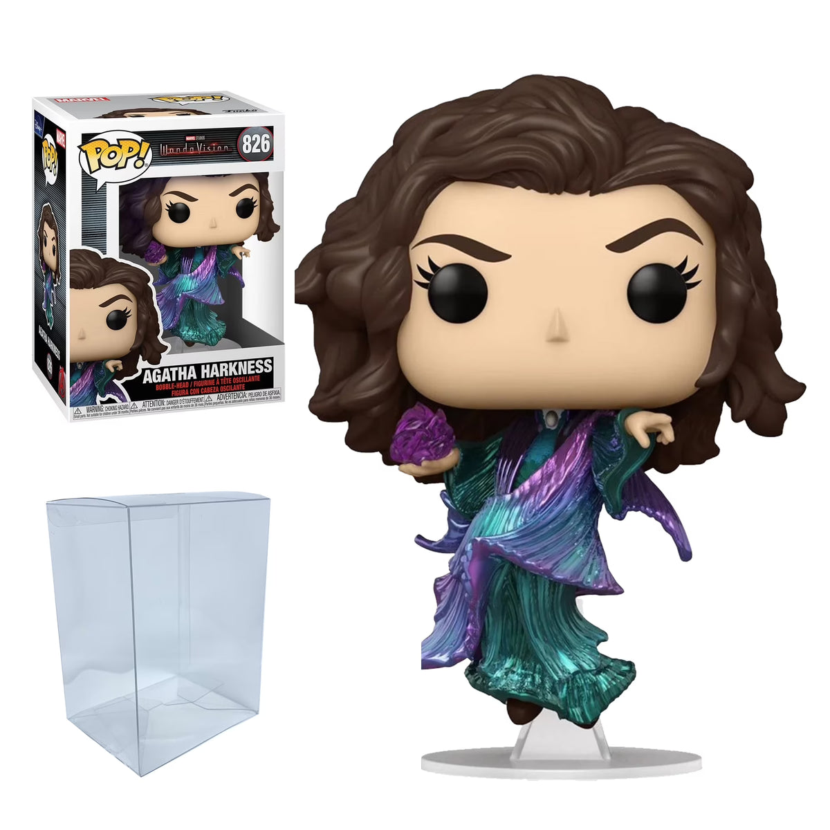 Agatha Harkness #826 Vinyl Figure with Plastic Protector Case D664019