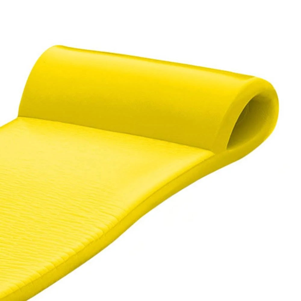 Bahama Blue & Yellow Foam Raft Lounger Pool Floats N280382