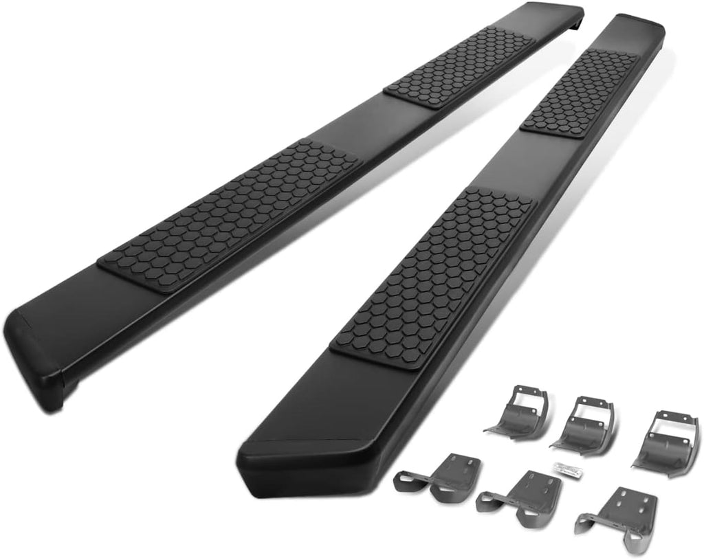 5.5 Inches Stainless Steel Black Powdercoated Side Step Nerf Bar Running Boards O677