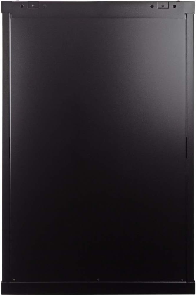 18U Wallmount Cabinet Enclosure 19-Inch Server Network Rack with Locking Perforated Door Black Y744887